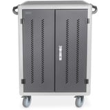 Digitus Armadio di ricarica mobile, 30 stazioni di ricarica, per notebook/tablet fino a 15,6", Stazione di ricarica Nero/grigio