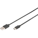 Digitus Cavo di collegamento USB 2.0 USB-A > USB-C Nero