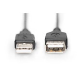 Digitus Cavo di prolunga USB 2.0, connettore USB-A > presa USB-A Nero