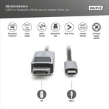 Digitus DB-300334-020-S, Cavo Nero/grigio