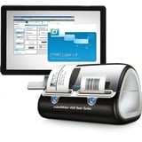 Dymo LabelWriter 450 Twin Turbo Stampante di etichette termica diretta | Stampa veloce di 71 etichette al minuto di etichette, codici a barre e altro | Connessione al computer | Per casa e ufficio, Stampante per etichette Nero/Argento, codici a barre e altro | Connessione al computer | Per casa e ufficio, Termica diretta, 600 x 300 DPI, Nero, Argento
