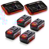 EINHELL Rasaerba professionale a batteria GP-CM 36/47 S Li BL, 36 Volt (2x18 Volt) rosso/Nero