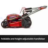 EINHELL Rasaerba professionale a batteria GP-CM 36/47 S Li BL, 36 Volt (2x18 Volt) rosso/Nero