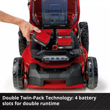 EINHELL Rasaerba professionale a batteria GP-CM 36/47 S Li BL, 36 Volt (2x18 Volt) rosso/Nero