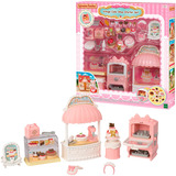 EPOCH Sylvanian Families - Set pasticceria del villaggio per casa starter, Giochi di costruzione 
