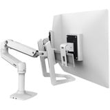 Ergotron LX Series 98-037-062 supporto da tavolo per Tv a schermo piatto 25,4 cm (10") Bianco Scrivania bianco, 14,5 cm (5.7"), 25,4 cm (10"), Bianco