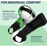 HUDORA Parastinchi con protezione per la caviglia, Accessori verde