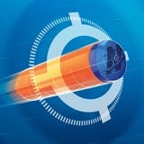 Hasbro G0132EU4, Blaster per freccette blu/Orange