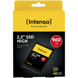 Intenso High 2.5" 960 GB Serial ATA III TLC, Disco a stato solido 960 GB, 2.5", 520 MB/s, 6 Gbit/s