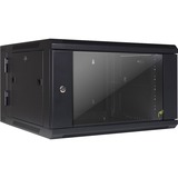 Inter-Tech SMB-6606 6U Da parete Nero, IT armadio Nero, Da parete, 6U, 40 kg, Lucchetti, 20 kg, Nero