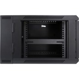 Inter-Tech SMB-6606 6U Da parete Nero, IT armadio Nero, Da parete, 6U, 40 kg, Lucchetti, 20 kg, Nero