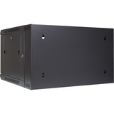 Inter-Tech SMB-6606 6U Da parete Nero, IT armadio Nero, Da parete, 6U, 40 kg, Lucchetti, 20 kg, Nero