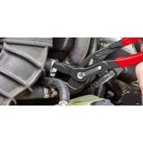 KNIPEX Pinza per fascette stringitubo 8551250C rosso