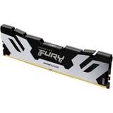 Kingston FURY FURY 96GB 6000MT/s DDR5 CL32 DIMM (Kit da 2) Renegade Silver XMP, Memoria argento/Nero, 96 GB, 2 x 48 GB, DDR5, 288-pin DIMM