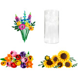 LEGO Bouquet di fiori estivi Botanicals (con vaso), Giochi di costruzione 