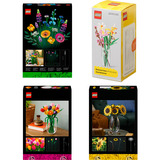 LEGO Bouquet di fiori estivi Botanicals (con vaso), Giochi di costruzione 