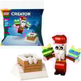 LEGO Creator Divertimento natalizio con Babbo Natale, Giochi di costruzione Set da costruzione, 6 anno/i, Plastica, 60 pz, 49 g
