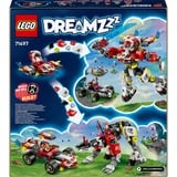 LEGO DREAMZzz 71497 Mech Tigre di Cooper e Bolide di Zero, Gioco di Ruolo per Bambini 9+ con Veicoli Giocattolo Trasformabili, Giochi di costruzione Gioco di Ruolo per Bambini 9+ con Veicoli Giocattolo Trasformabili, Set da costruzione, 9 anno/i, Plastica, 1006 pz, 1,62 kg