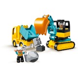 LEGO DUPLO Camion e scavatrice cingolata, Giochi di costruzione Set da costruzione, 2 anno/i, 20 pz, 604 g