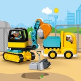 LEGO DUPLO Camion e scavatrice cingolata, Giochi di costruzione Set da costruzione, 2 anno/i, 20 pz, 604 g
