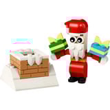 LEGO Divertimento natalizio con Babbo Natale, Giochi di costruzione Set da costruzione, 6 anno/i, Plastica, 60 pz, 49 g