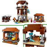 LEGO Minecraft L’avamposto del saccheggiatore e predone, Giochi di costruzione Set da costruzione, 9 anno/i, Plastica, 665 pz, 1,02 kg