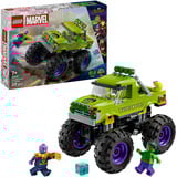LEGO | Marvel 76312 Truck di Hulk Contro Thanos - Camion Giocattolo per Supereroi con 2 Minifigure, Giochi per Bambini 7+ Anni, Giochi di costruzione Giochi per Bambini 7+ Anni, Set da costruzione, 7 anno/i, Plastica, 229 pz, 393 g