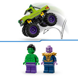 LEGO | Marvel 76312 Truck di Hulk Contro Thanos - Camion Giocattolo per Supereroi con 2 Minifigure, Giochi per Bambini 7+ Anni, Giochi di costruzione Giochi per Bambini 7+ Anni, Set da costruzione, 7 anno/i, Plastica, 229 pz, 393 g