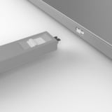 Lindy 40427 clip sicura Bloccaporte + chiave USB tipo-C Bianco 5 pz, Castello Bloccaporte + chiave, USB tipo-C, Bianco, 5 pz, 10 g