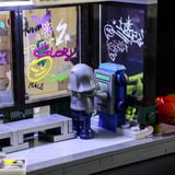 Lumibricks Fermata dell'autobus con graffiti, Giochi di costruzione 