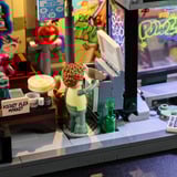 Lumibricks Fermata dell'autobus con graffiti, Giochi di costruzione 