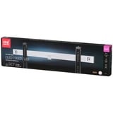 One for all WM 6611 Supporto TV a parete 2,29 m (90") Nero, Grigio, Montaggio a parete Nero, 101,6 cm (40"), 2,29 m (90"), 80 kg, 200 x 200 mm, 600 x 400 mm, Nero, Grigio