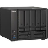 QNAP TS-H973AX NAS Tower Ryzen Embedded V1500B 8 GB DDR4 0 TB QuTS hero Nero Nero, NAS, Tower, Ryzen Embedded, V1500B, 8 GB, DDR4