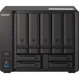 QNAP TS-H973AX NAS Tower Ryzen Embedded V1500B 8 GB DDR4 0 TB QuTS hero Nero Nero, NAS, Tower, Ryzen Embedded, V1500B, 8 GB, DDR4