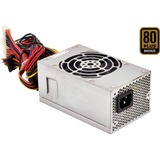 Seasonic SSP-300TBS alimentatore per computer 300 W TFX Acciaio inossidabile, Alimentatore PC grigio, 300 W, 100 - 240 V, 47 - 63 Hz, Attivo, 110 W, 252 W, Bulk