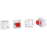 Sharkoon Kailh Box Red Switch-Set, Interruttore a pulsante rosso/trasparente