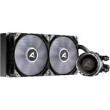 Sharkoon S80 RGB AIO 240mm, Raffreddamento ad acqua Nero