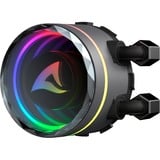 Sharkoon S80 RGB AIO 240mm, Raffreddamento ad acqua Nero
