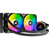 Sharkoon S80 RGB AIO 240mm, Raffreddamento ad acqua Nero