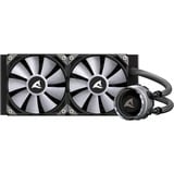 Sharkoon S80 RGB AIO 240mm, Raffreddamento ad acqua Nero