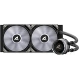Sharkoon S80 RGB AIO 240mm, Raffreddamento ad acqua Nero