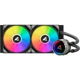 Sharkoon S80 RGB AIO 240mm, Raffreddamento ad acqua Nero
