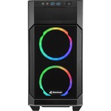 Sharkoon V1000 RGB Micro Tower Nero Nero, Micro Tower, PC, Nero, micro ATX, Mini-ITX, Giocare, Multi