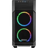 Sharkoon V1000 RGB Micro Tower Nero, Chassis Tower Nero, Micro Tower, PC, Nero, micro ATX, Mini-ITX, Giocare, Multi