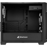 Sharkoon V1000 RGB Micro Tower Nero, Chassis Tower Nero, Micro Tower, PC, Nero, micro ATX, Mini-ITX, Giocare, Multi