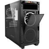 Sharkoon V1000 RGB Micro Tower Nero, Chassis Tower Nero, Micro Tower, PC, Nero, micro ATX, Mini-ITX, Giocare, Multi