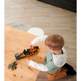 Simba Volvo Truck FH-16 con rimorchio e pale gommate,  veicolo da gioco arancione /grigio