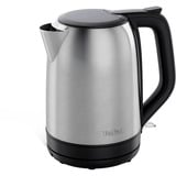 Tefal Subito, Bollitore accaio/Nero, 1 L, 2400 W, Nero, Acciaio inox, Acciaio inox, Indicatore del livello dell'acqua, Senza filo