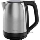 Tefal Subito, Bollitore accaio/Nero, 1 L, 2400 W, Nero, Acciaio inox, Acciaio inox, Indicatore del livello dell'acqua, Senza filo
