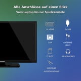 Telefunken XH24VP550M, Televisore LED Nero